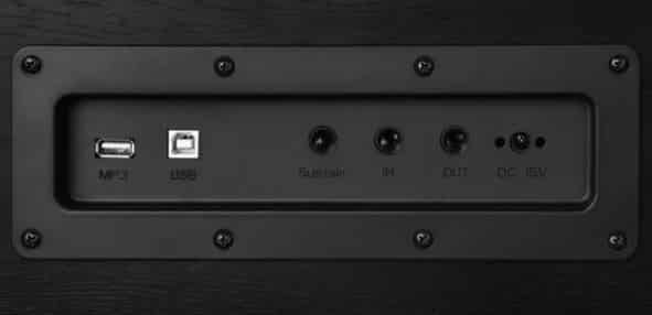 Donner DDP-100 ports