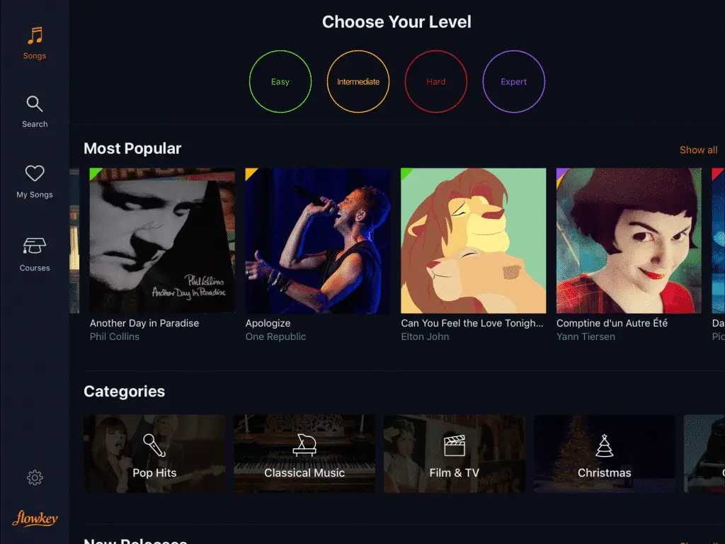 flowkey - learn piano with the songs you love